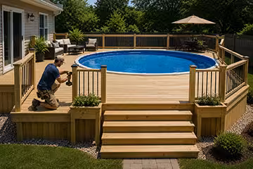 Above Ground Pool Installation in Leander
