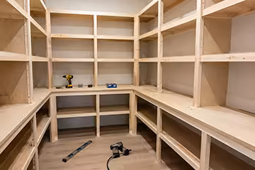 Custom Shelving and Storage in Leander